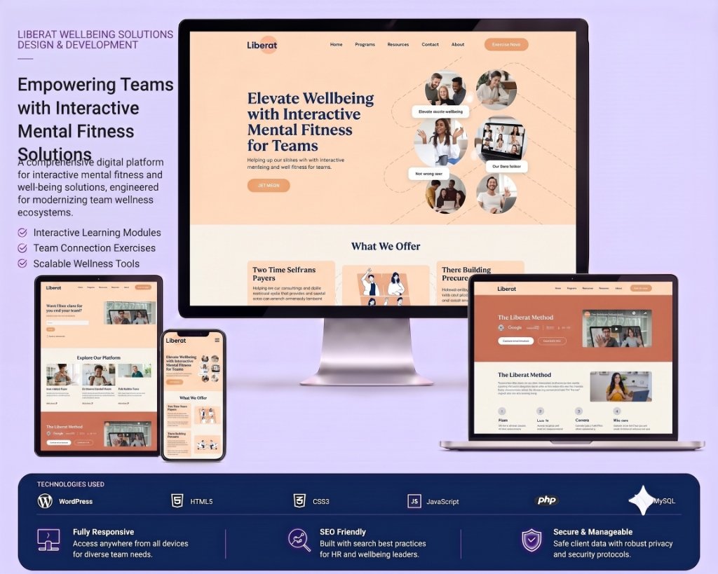 Liberate Studio Event Production Website